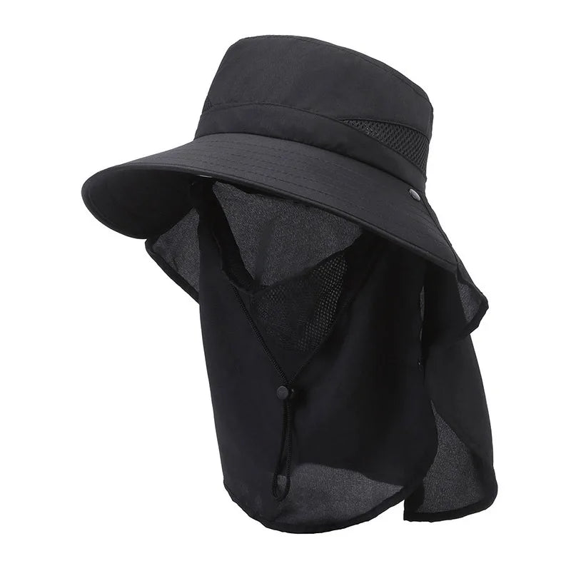 Outdoor Sun Shade Fisherman Hat With Breathable Polyester