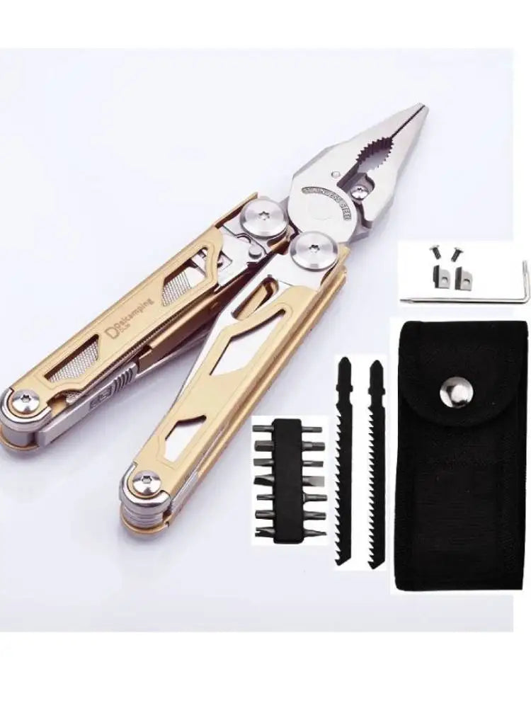 Daicamping DL30 Multitool Pliers Set With Folding Knife And Scissors