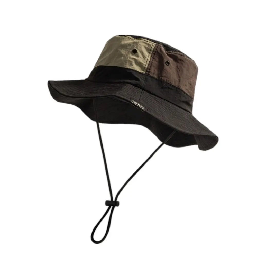 Sun Protection Wide Brim Bucket Hat Quick Dry Anti UV