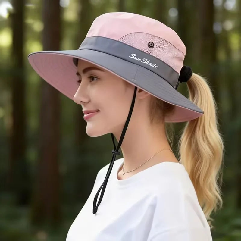 Unisex Waterproof Fisherman Bucket Hat With Wide Brim Sun Protection