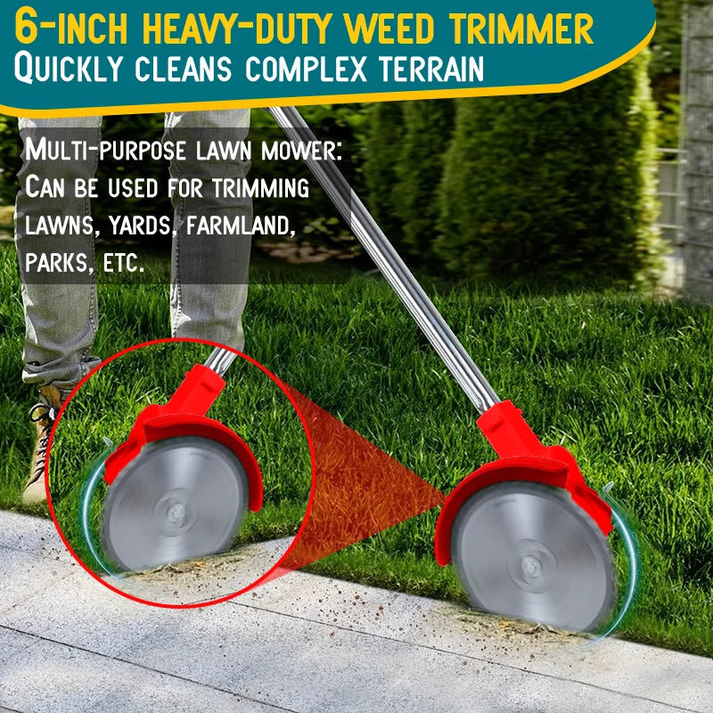 Cordless Lawn Mower and Trimmer for Courtyards and Gardens