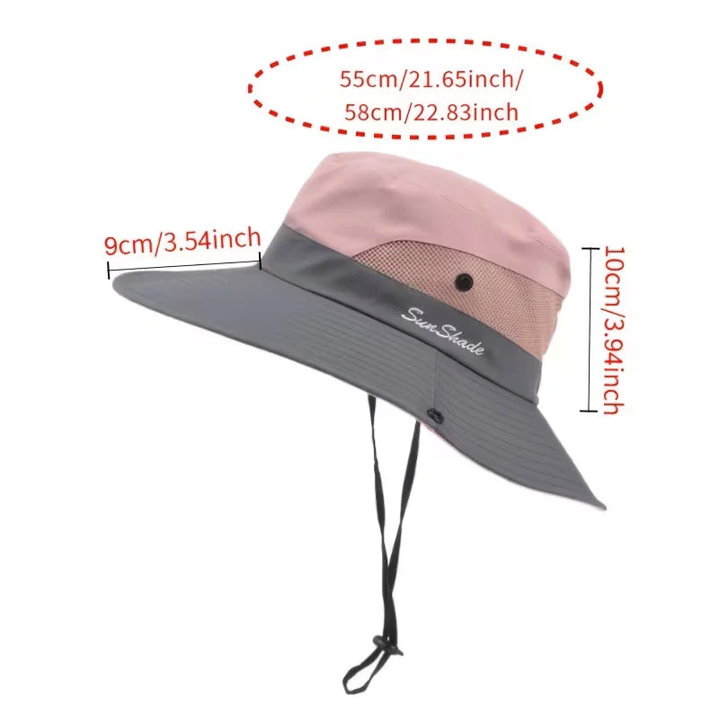 Unisex Waterproof Fisherman Bucket Hat With Wide Brim Sun Protection