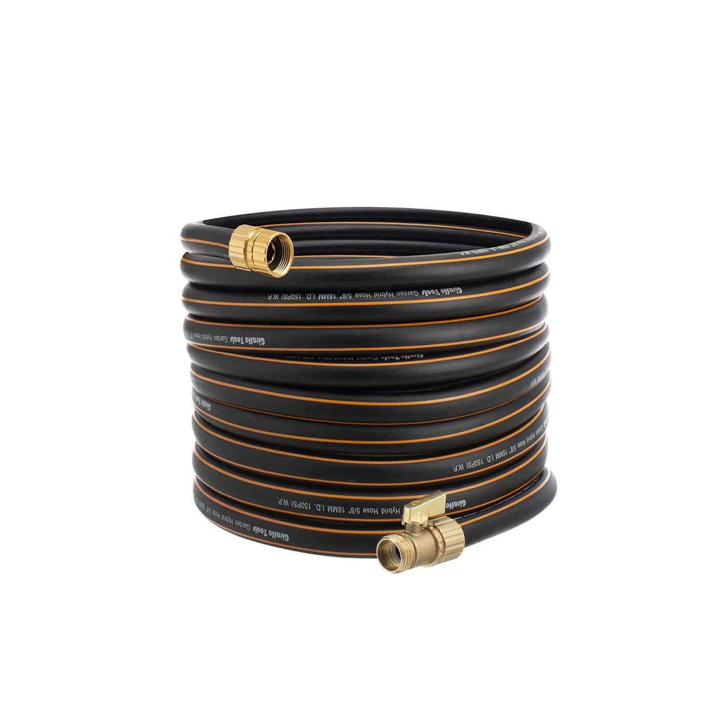 Giraffe Tools Hybrid Garden Hose With Shut Off Valve