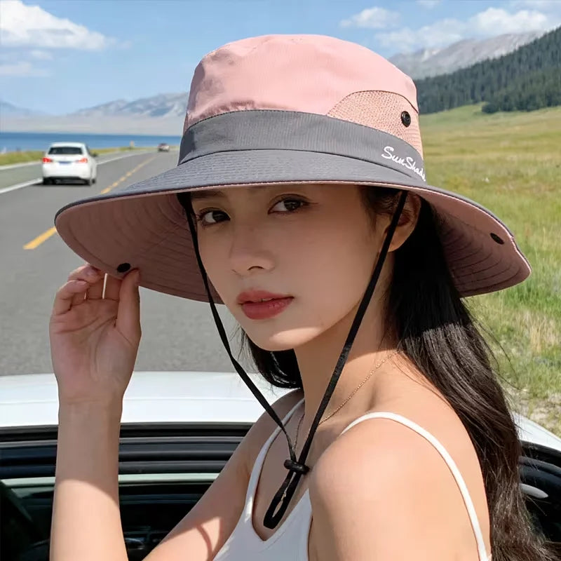 Unisex Waterproof Fisherman Bucket Hat With Wide Brim Sun Protection