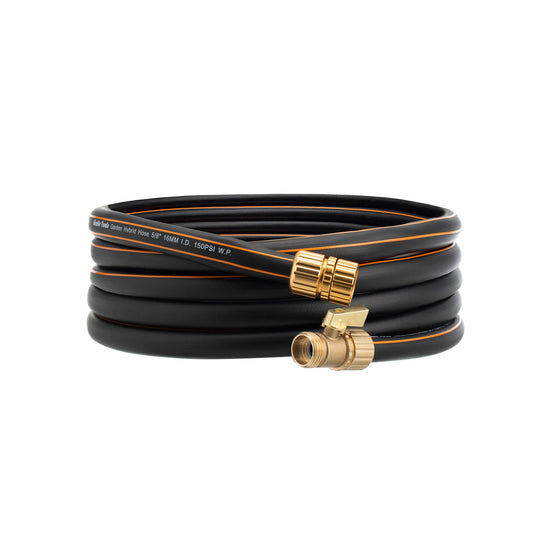 Giraffe Tools Hybrid Garden Hose With Shut Off Valve