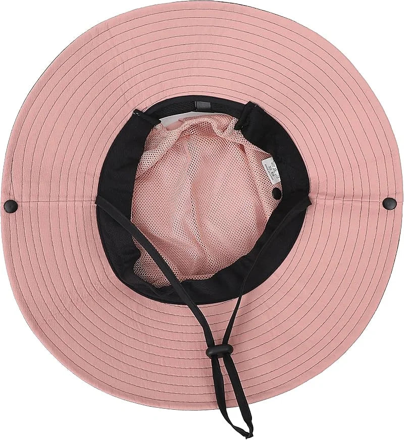 Unisex Waterproof Fisherman Bucket Hat With Wide Brim Sun Protection