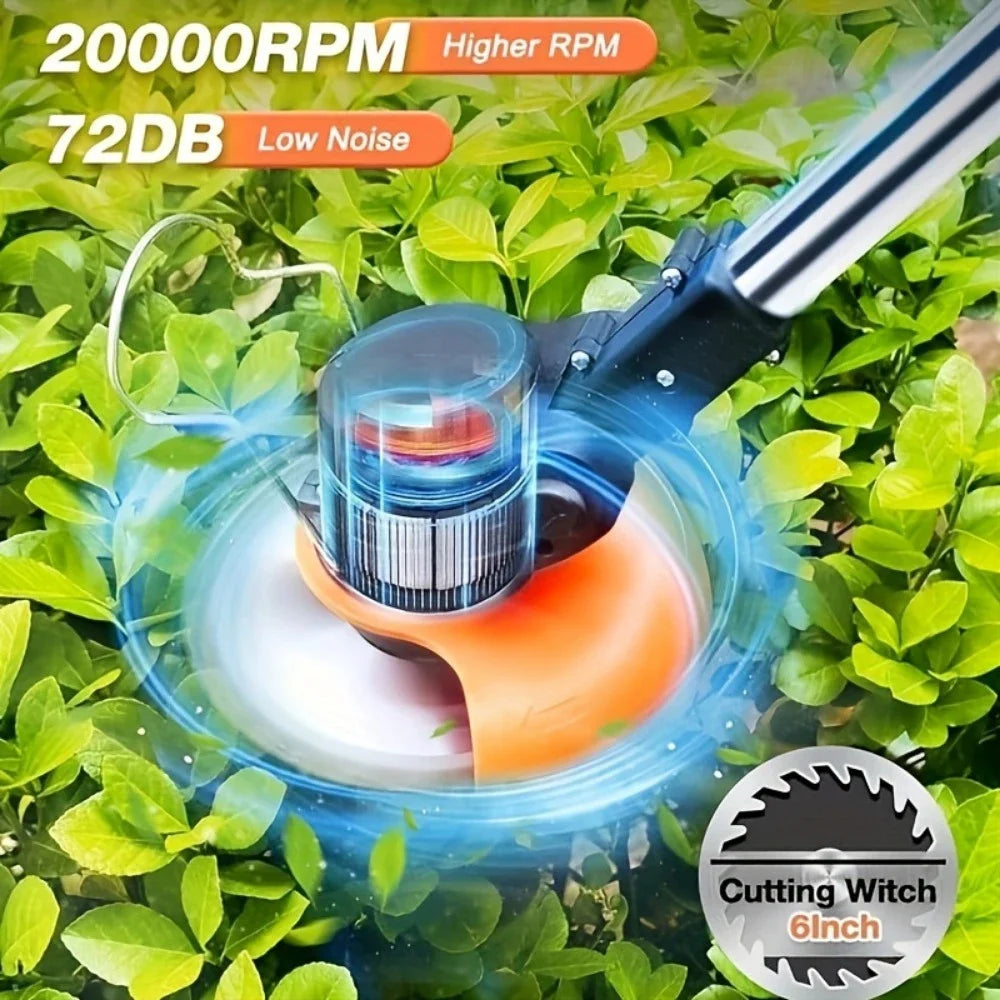Cordless Lawn Trimmer Edger Brush Cutter For Garden