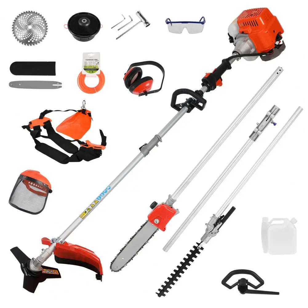 5 In 1 Lawncare Mower Kit Weed Trimmer Hedge Cutter
