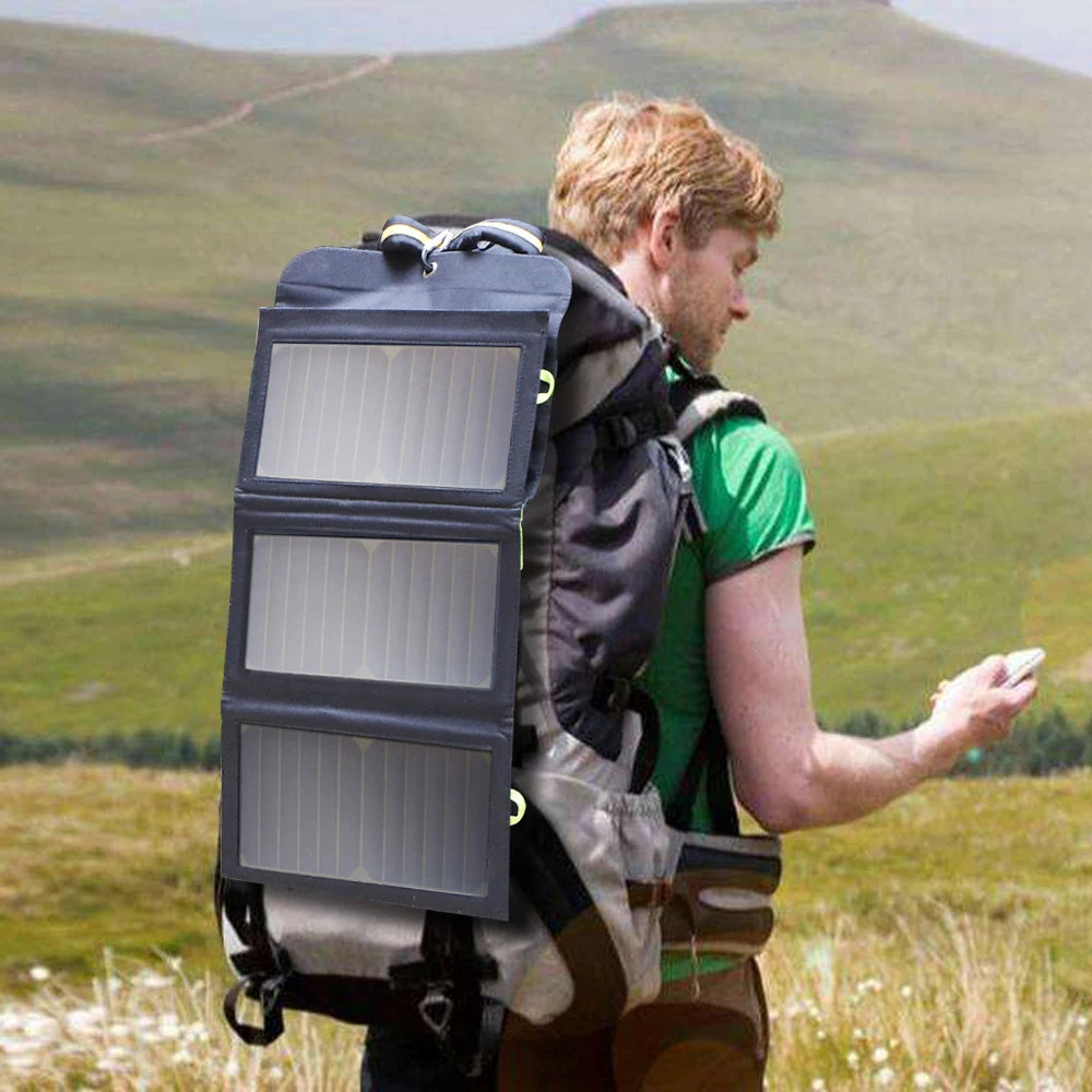 ALLPOWERS 21W Solar Panel Portable Battery Charger 10000mAh Waterproof