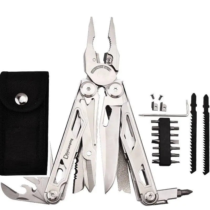 Daicamping DL30 Multitool Pliers Set With Folding Knife And Scissors