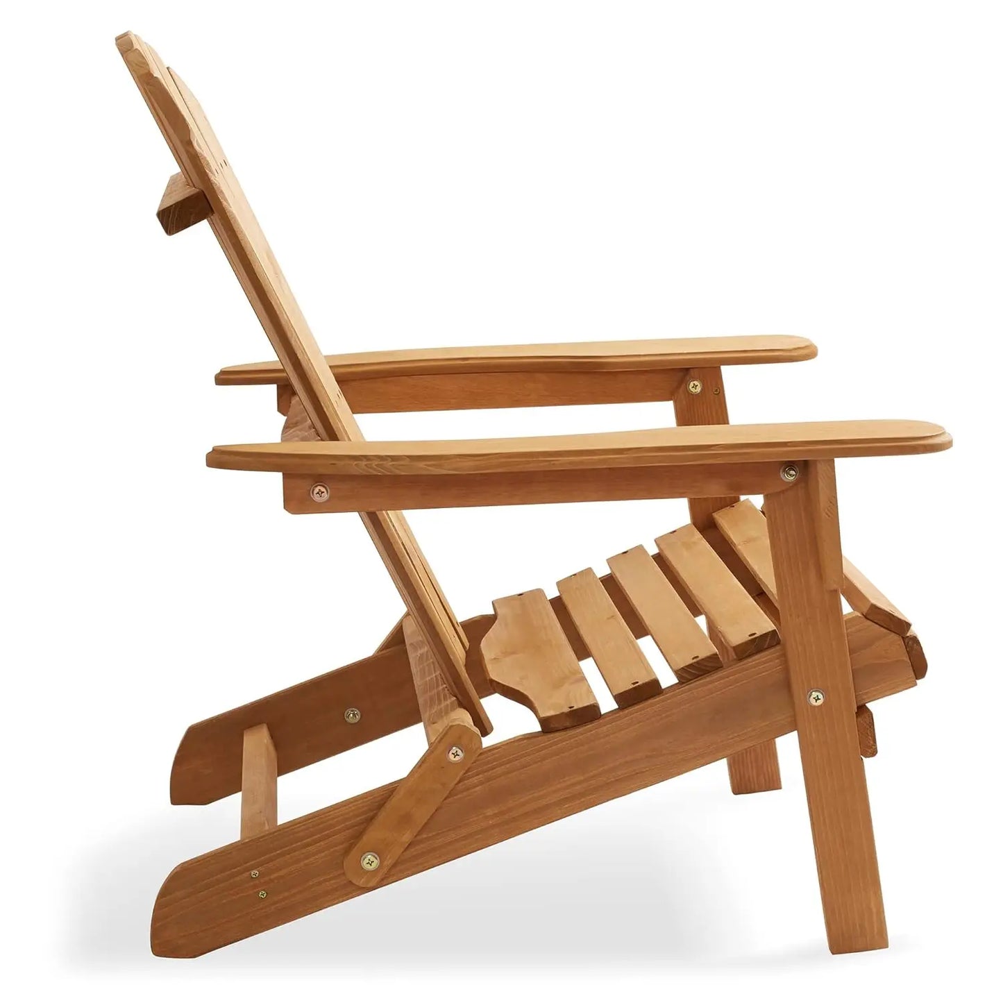 Folding Adirondack Chair, Set of 2 Cedar Wood Outdoor Fire Pit Lounge Chairs for Patio, Deck, Yard, Lawn and Garden, Customized