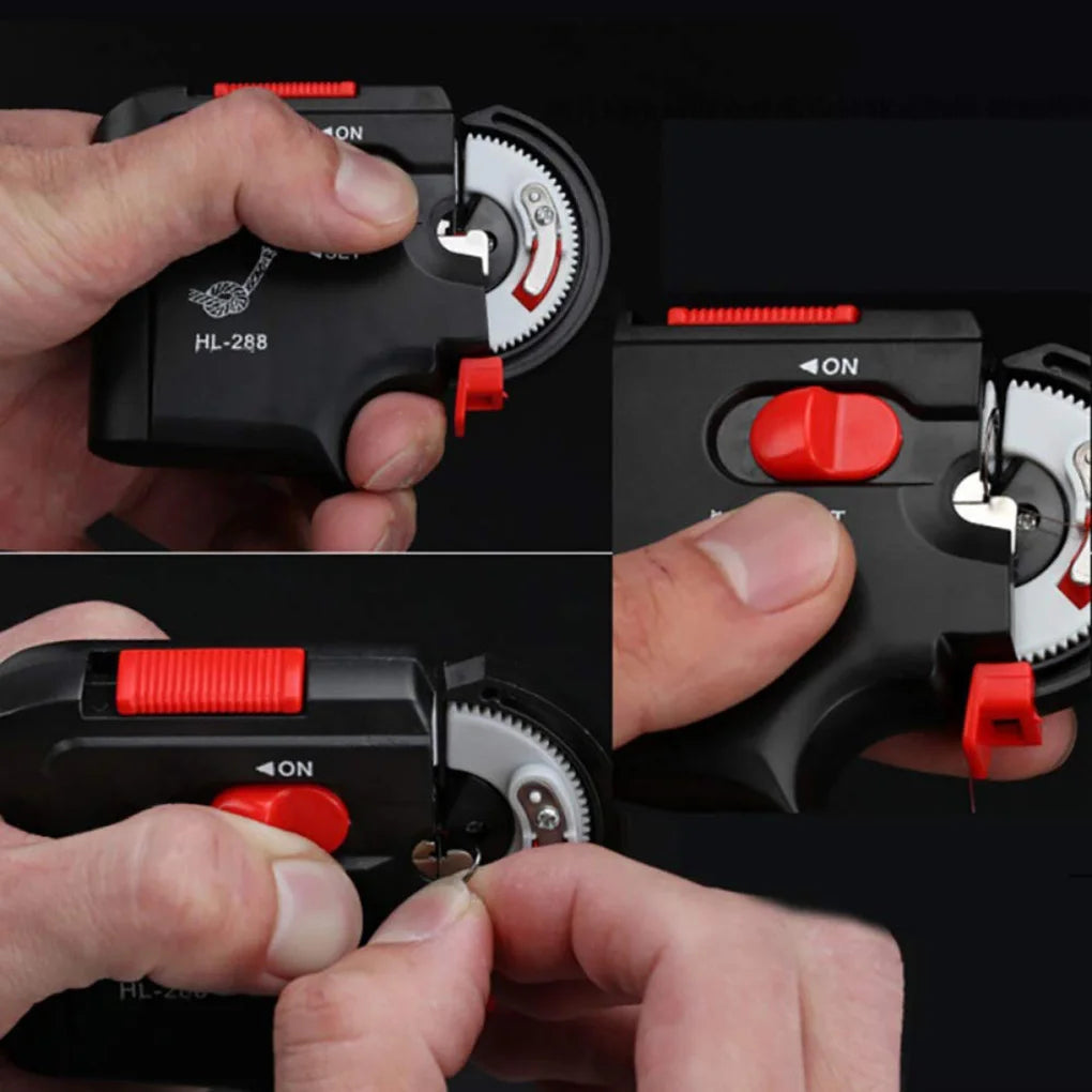 Elenxs Automatic Portable Electric Hook Tying Machine For Fishing Tackle