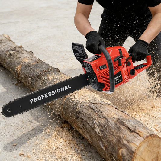 Gas Chainsaw Two Stroke High Performance For Wood Cutting And Pruning