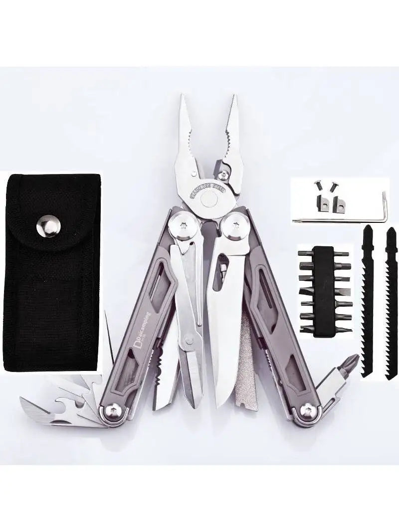 Daicamping DL30 Multitool Pliers Set With Folding Knife And Scissors