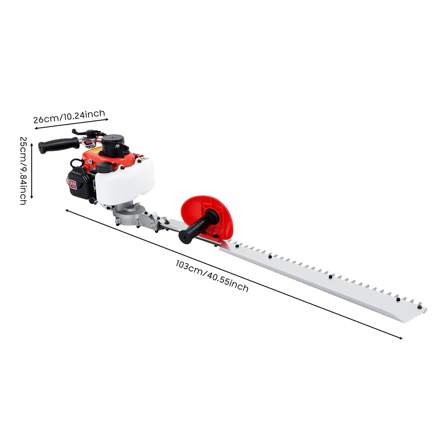 Bymaocar Hedge Trimmer 22.5cc Gas Single Blade Pruning Tool