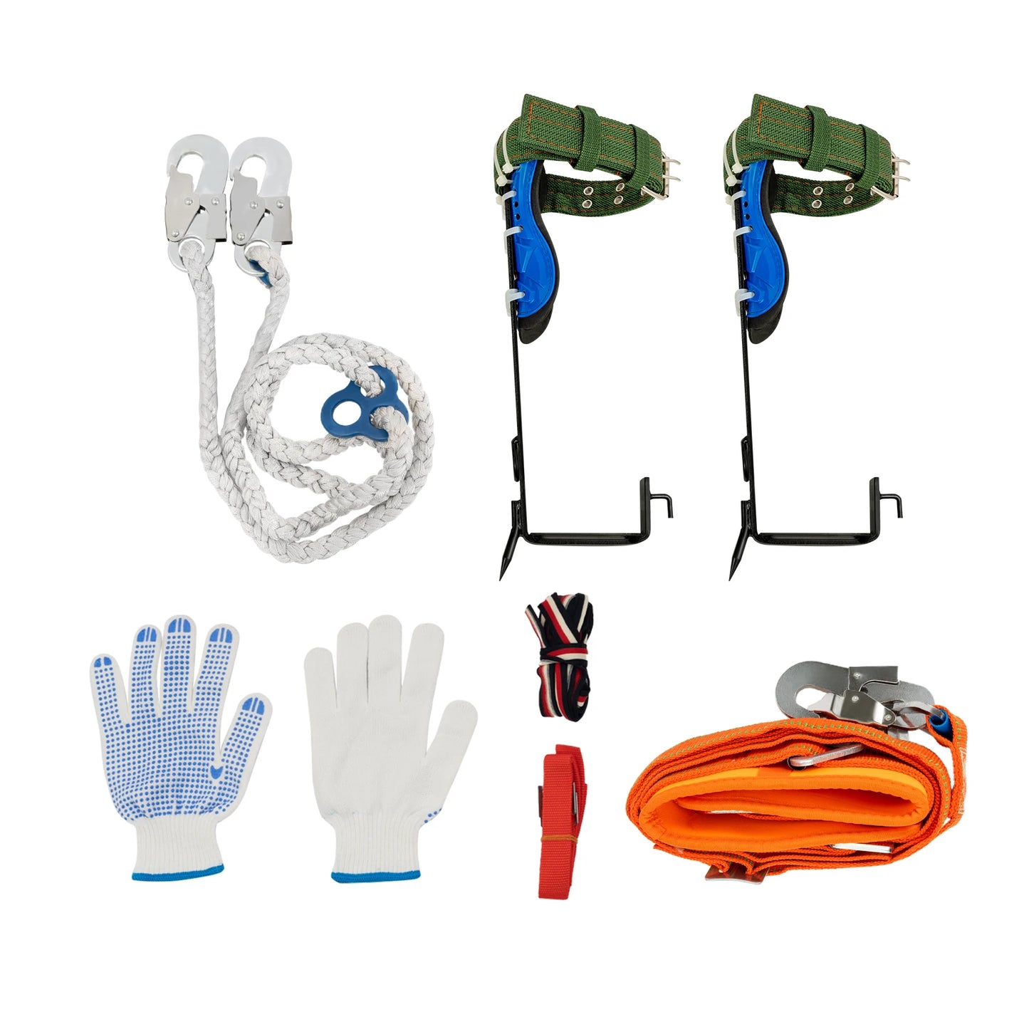 Tree Climbing Spikes Kit With 220lb Safety Belt Harness Arborist