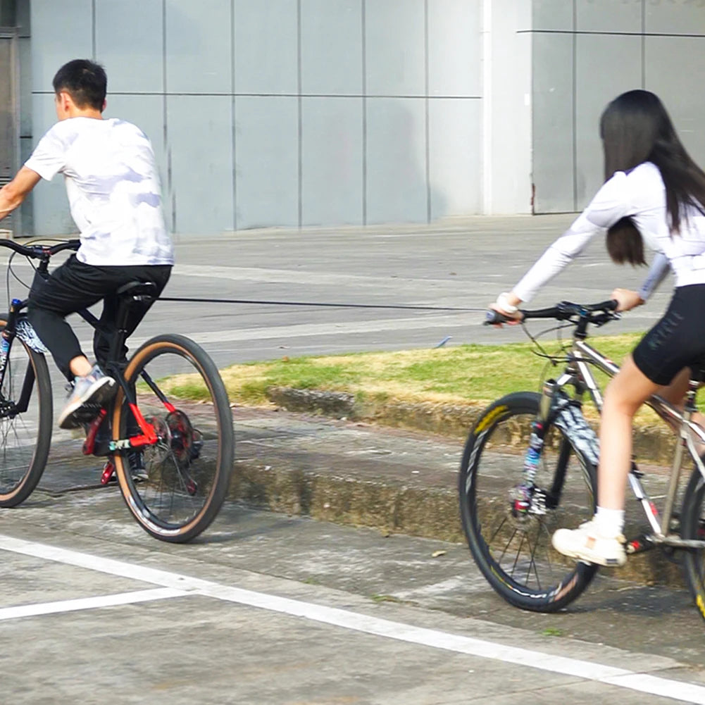 Shunmaii Retractable Bicycle Tow Rope for Mountain Bikes