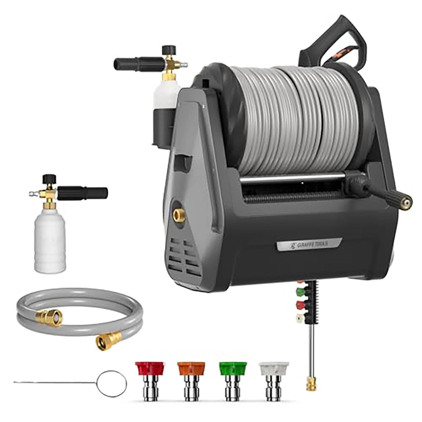 Giraffe Tools Grandfalls 2400 PSI Electric Wall Mounted Pressure Washer 2.0 GPM