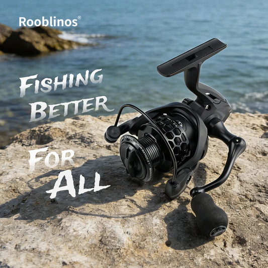 ROOBLINOS GTA3 Spinning Reel 1000-7000 Series Metal Universal Reel for Freshwater Sea Fishing Reel