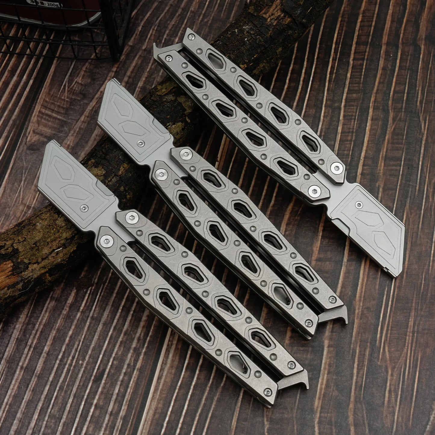 TGZUO Titanium EDC Tools Handle Safe Bottle Opener With Clip