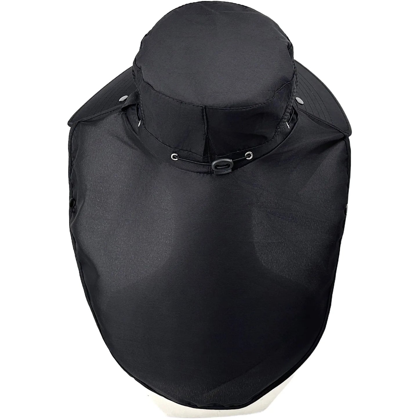 Unisex Quick Dry Mesh Safari Sun Hat With Neck Flap
