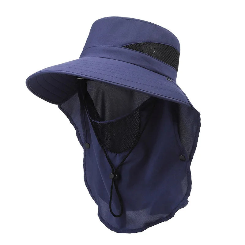 Outdoor Sun Shade Fisherman Hat With Breathable Polyester
