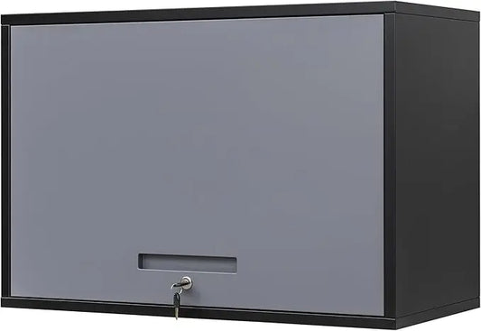 Metal Garage Wall Cabinet with Doors and Shelves, Wall Mounted Metal Storage Cabinet, Floating Garage Tool Cabinet, Customized
