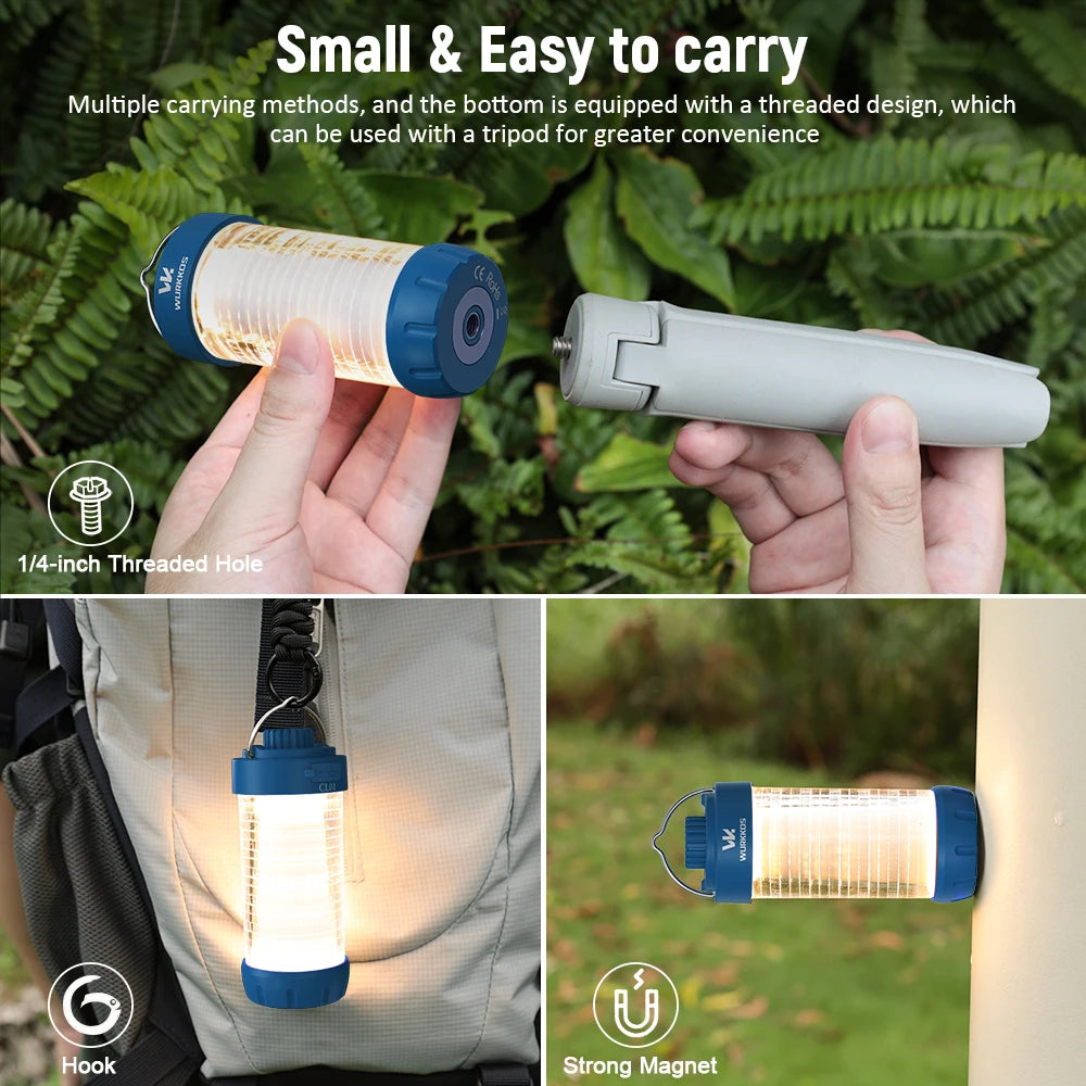 Wurkkos CL01 RGB Flashlight 360 Degree LED Power Bank