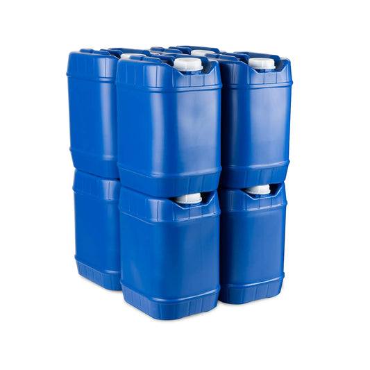 Stackable 5 Gallon Water Storage Containers For Emergency Preparedness