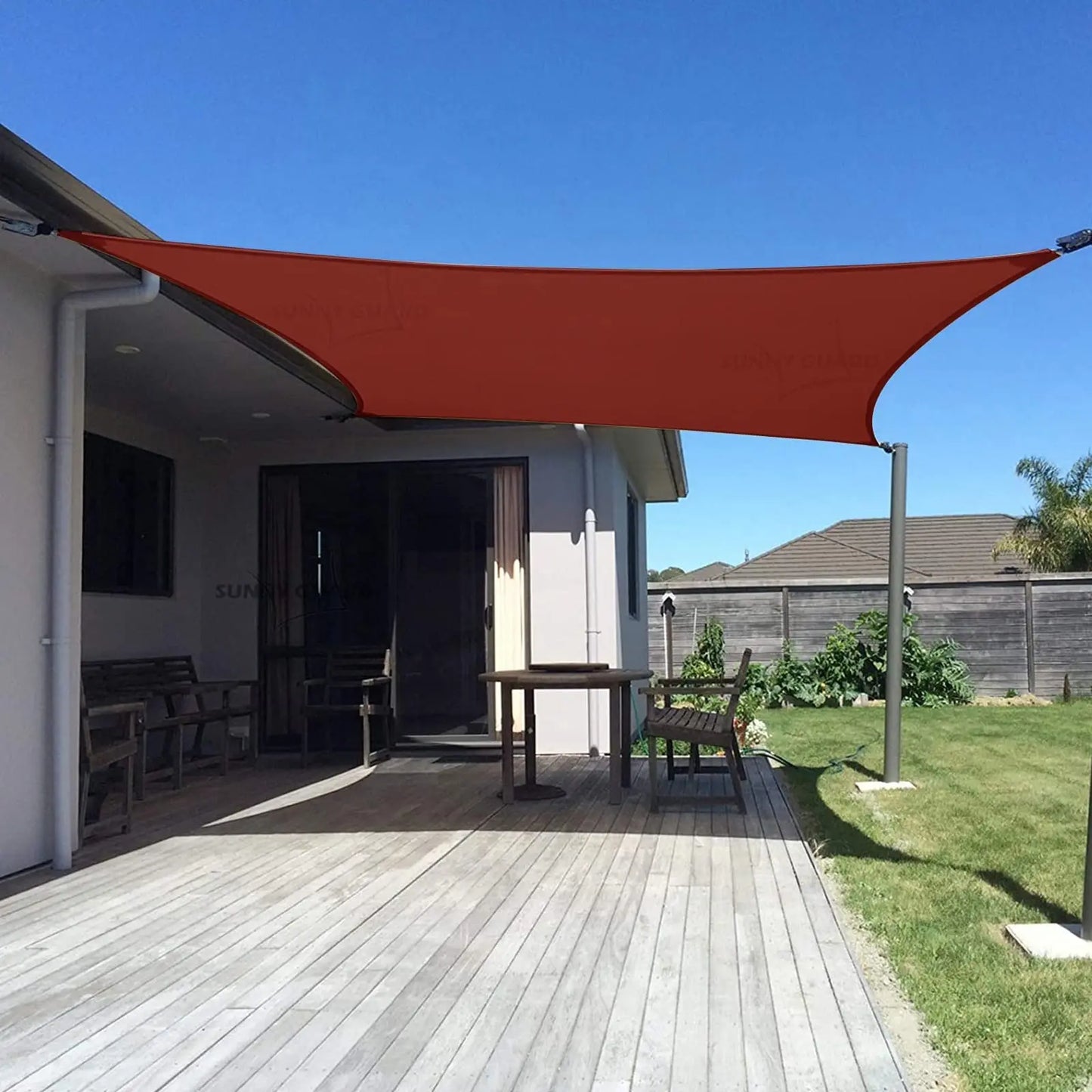 Shade Sail UV Block Sunshade For Backyard Patio Garden