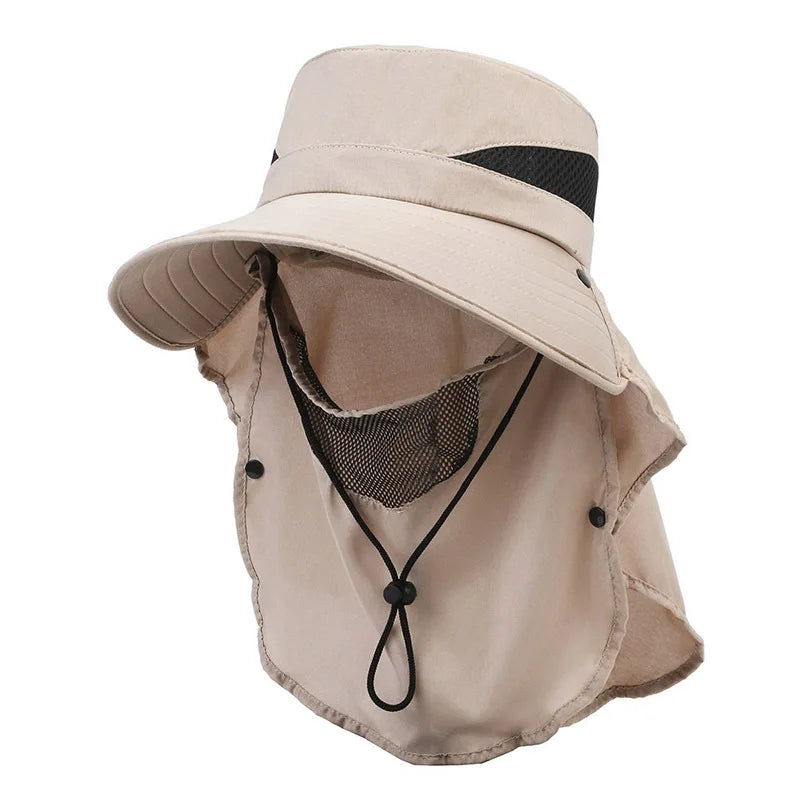 Outdoor Sun Shade Fisherman Hat With Breathable Polyester