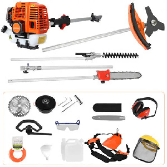 5 In 1 Lawncare Mower Kit Weed Trimmer Hedge Cutter