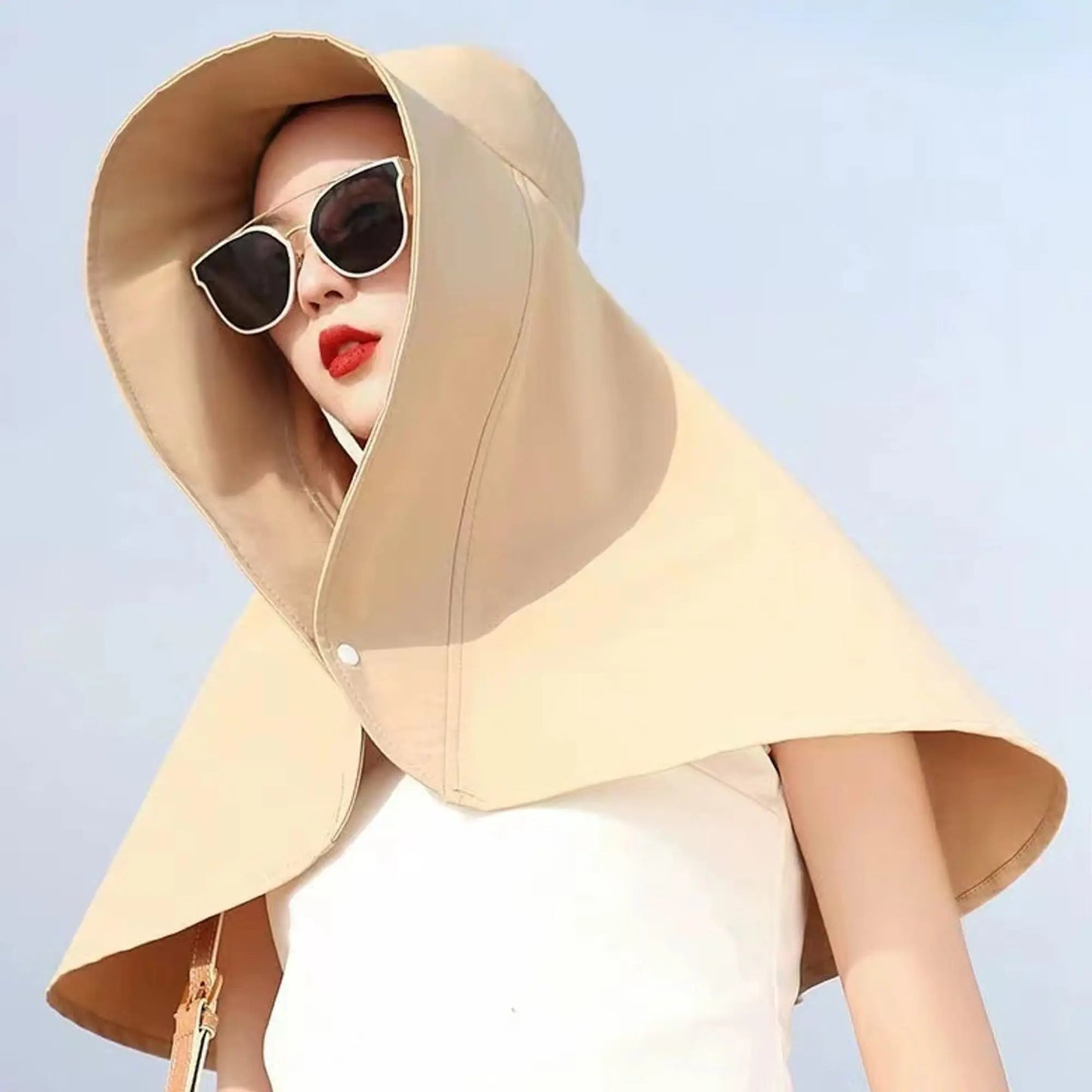 Breathable Foldable Sun Hat Unisex Neck Flap UPF50 UV Protection