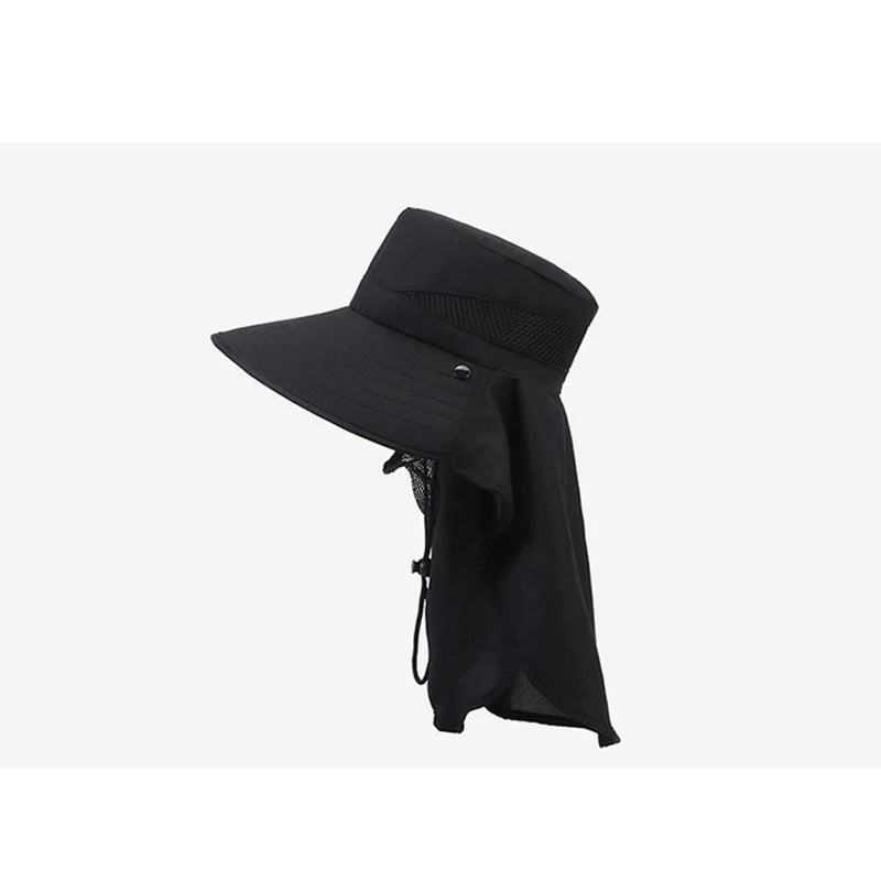 Outdoor Sun Shade Fisherman Hat With Breathable Polyester