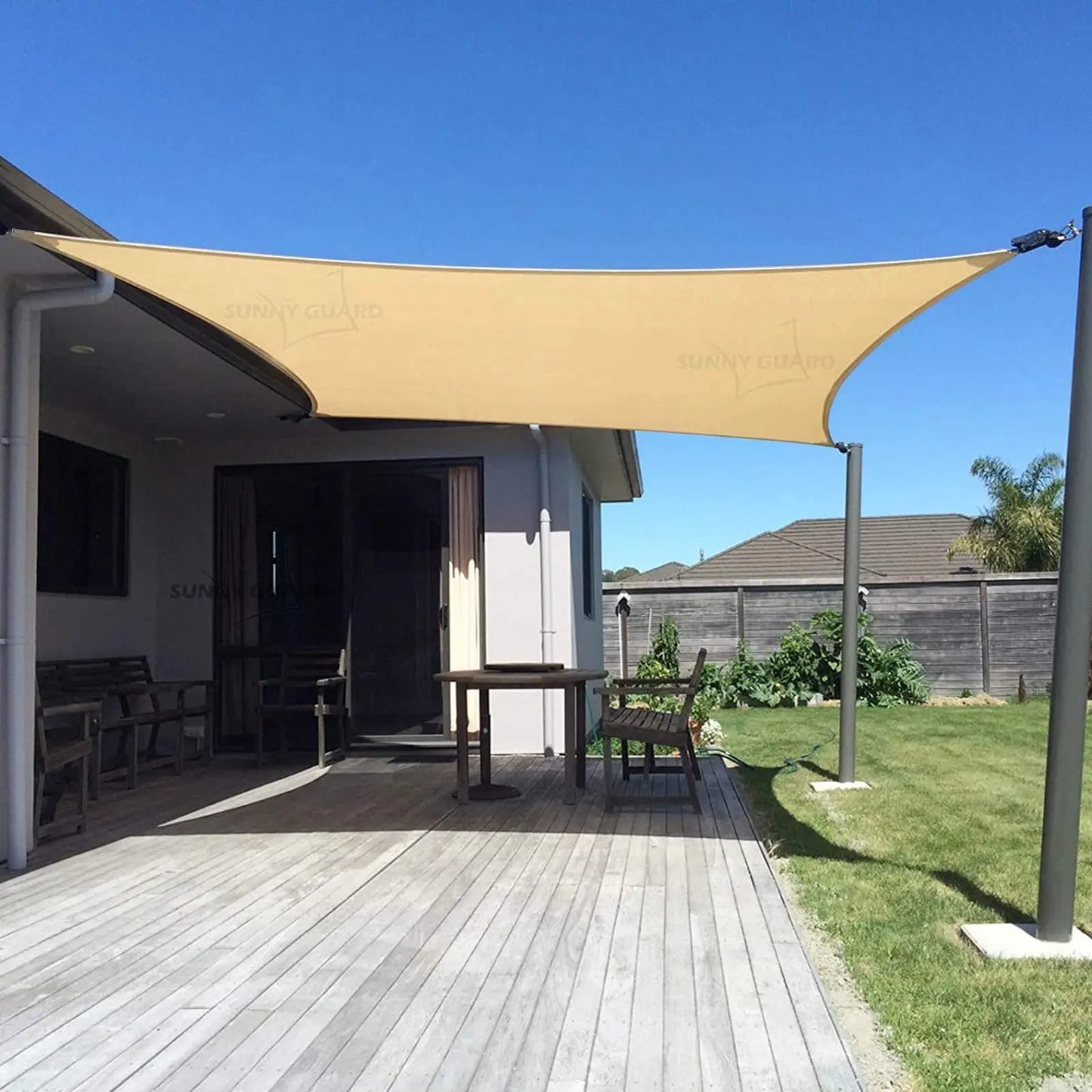 Shade Sail UV Block Sunshade For Backyard Patio Garden