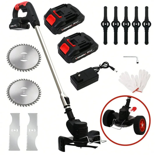 XMSJ Weeds Eater Cordless Grass Trimmer Lawn Edger