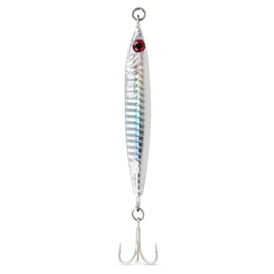 Casting Jigs Set With Super Sharp Treble Hooks For Sea Bass Fluke Porgy Tautog