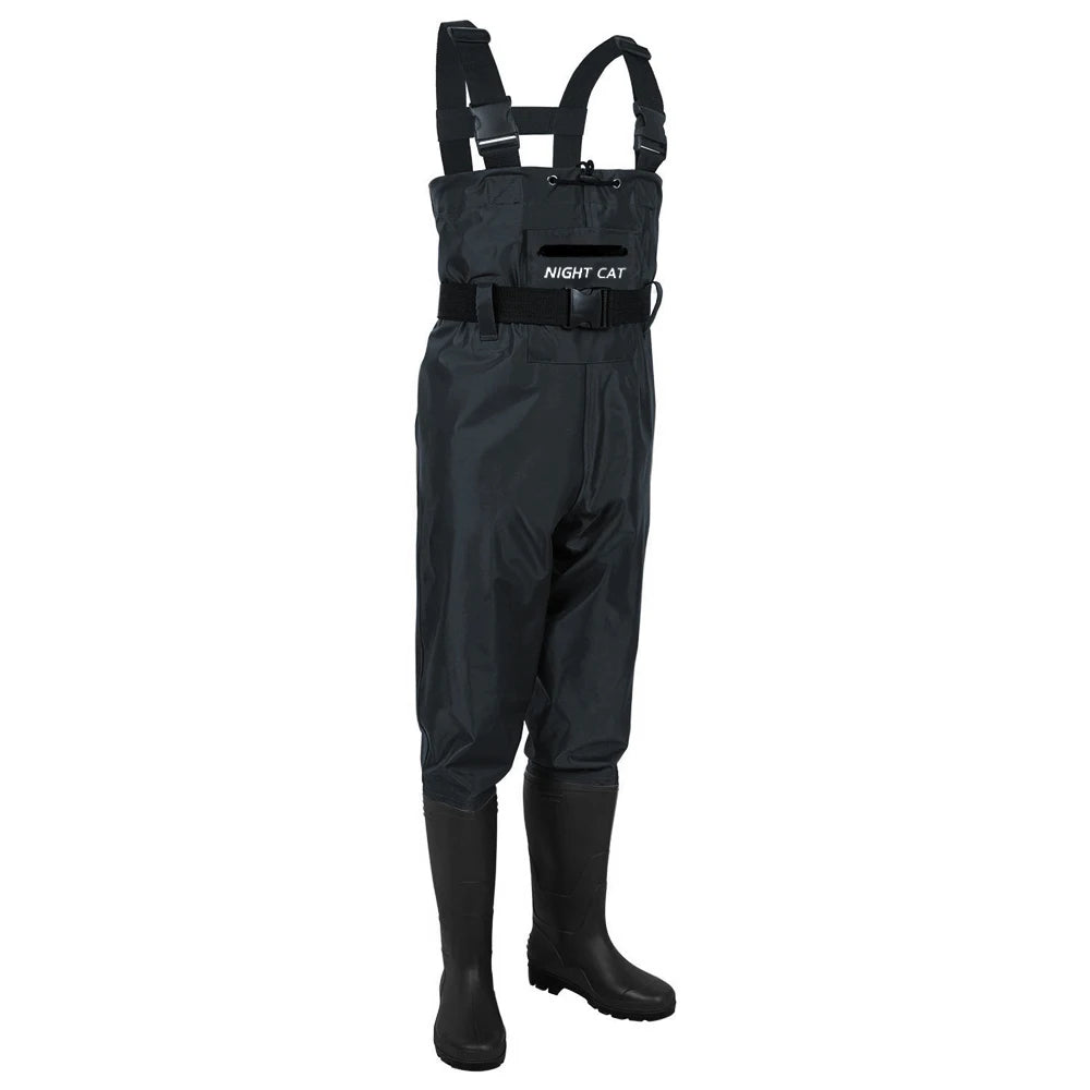 Men's Breathable Nylon Chest Waders for Fishing and Hunting