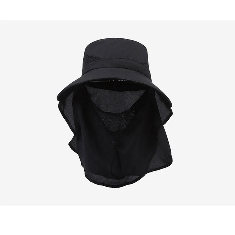 Outdoor Sun Shade Fisherman Hat With Breathable Polyester
