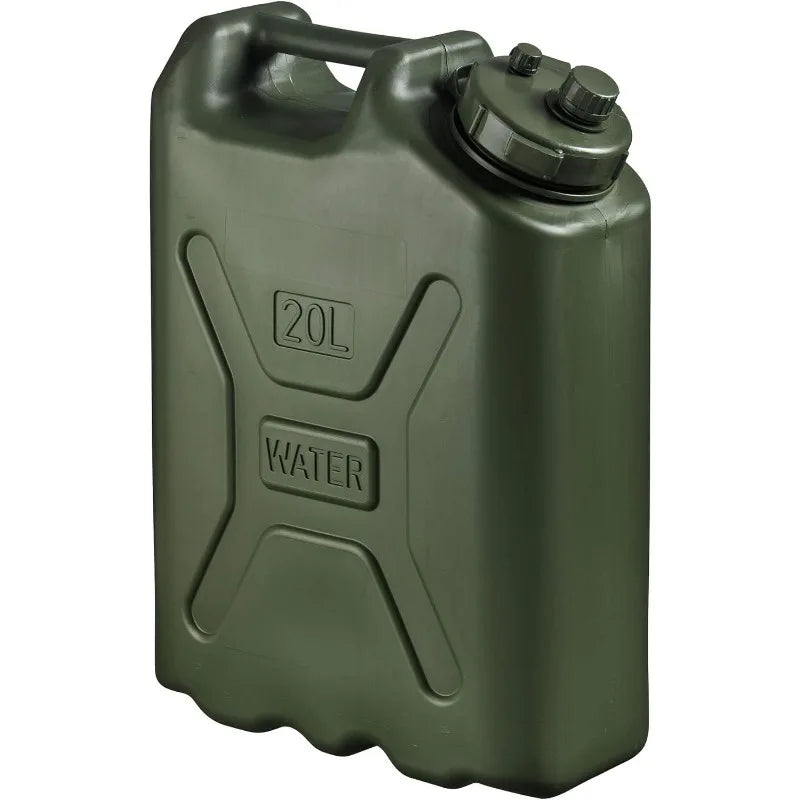 5 Pack Portable Military Style Water Container For Camping
