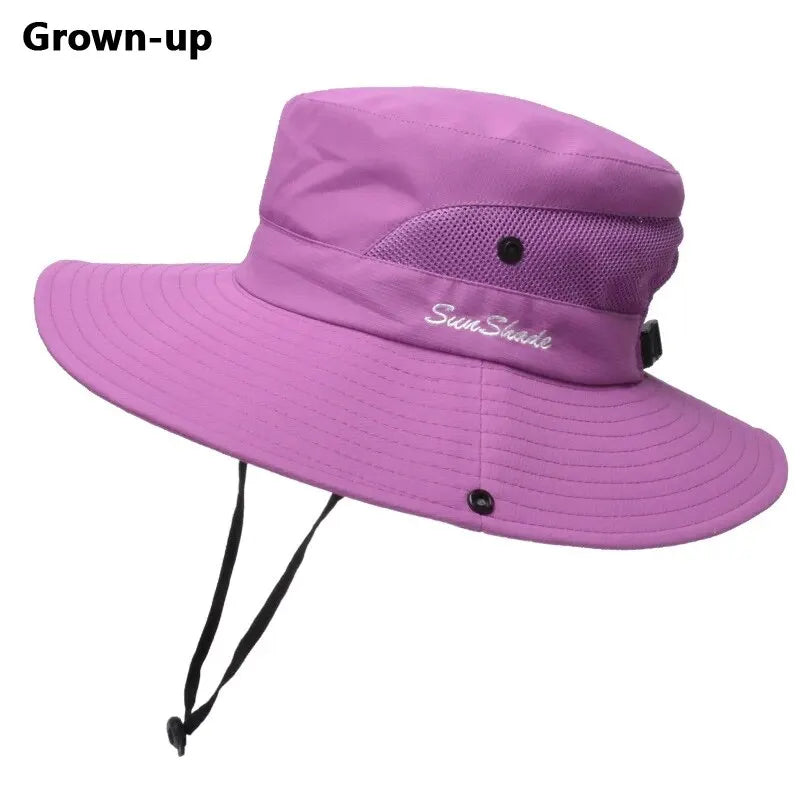 Xinbaoguan Sun Hat 100 Percent Polyester Outdoor Folding Ponytail Hole