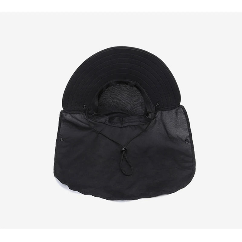 Outdoor Sun Shade Fisherman Hat With Breathable Polyester
