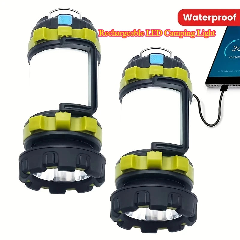 Rechargeable LED Camping Lantern 1000LM With 6 Modes 4000mAh