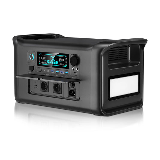 CTOLITY Portable Power Station 200W 1800W LiFePO4 Solar Generator