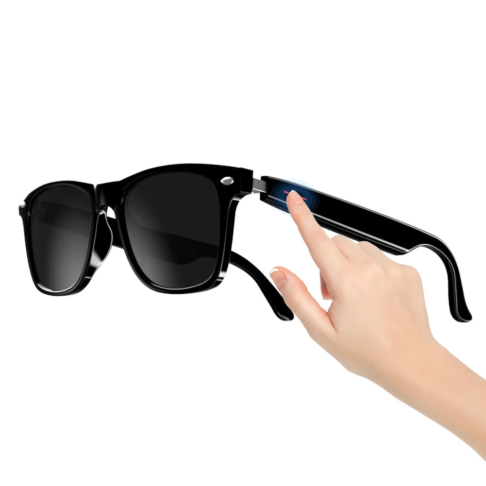 APWIKOGER Smart Glasses AI Voice Assistant With Camera