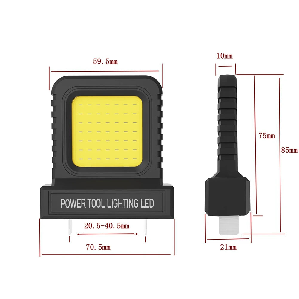 14W Led Work Light Universal 20V 21V LiIon Battery Compatible