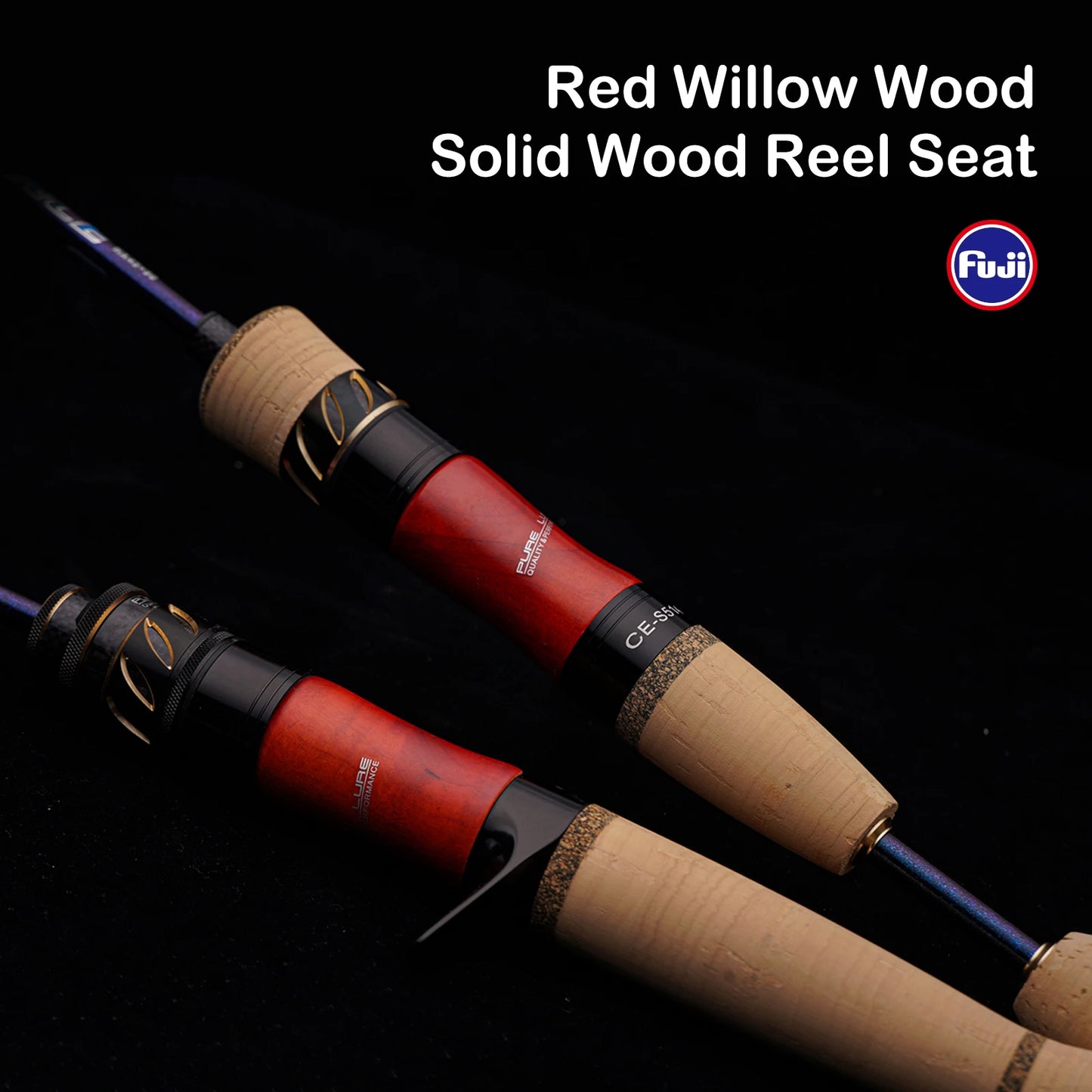PureLure Trout Fishing Rod BFS Casting UL Spinning Travel Rod