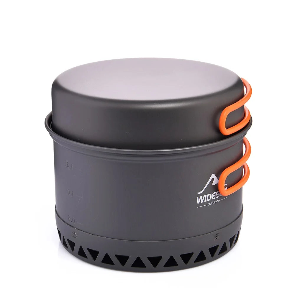Widesea Outdoor Camping Cookware Set Pots Kettle Coffee Cups Tableware