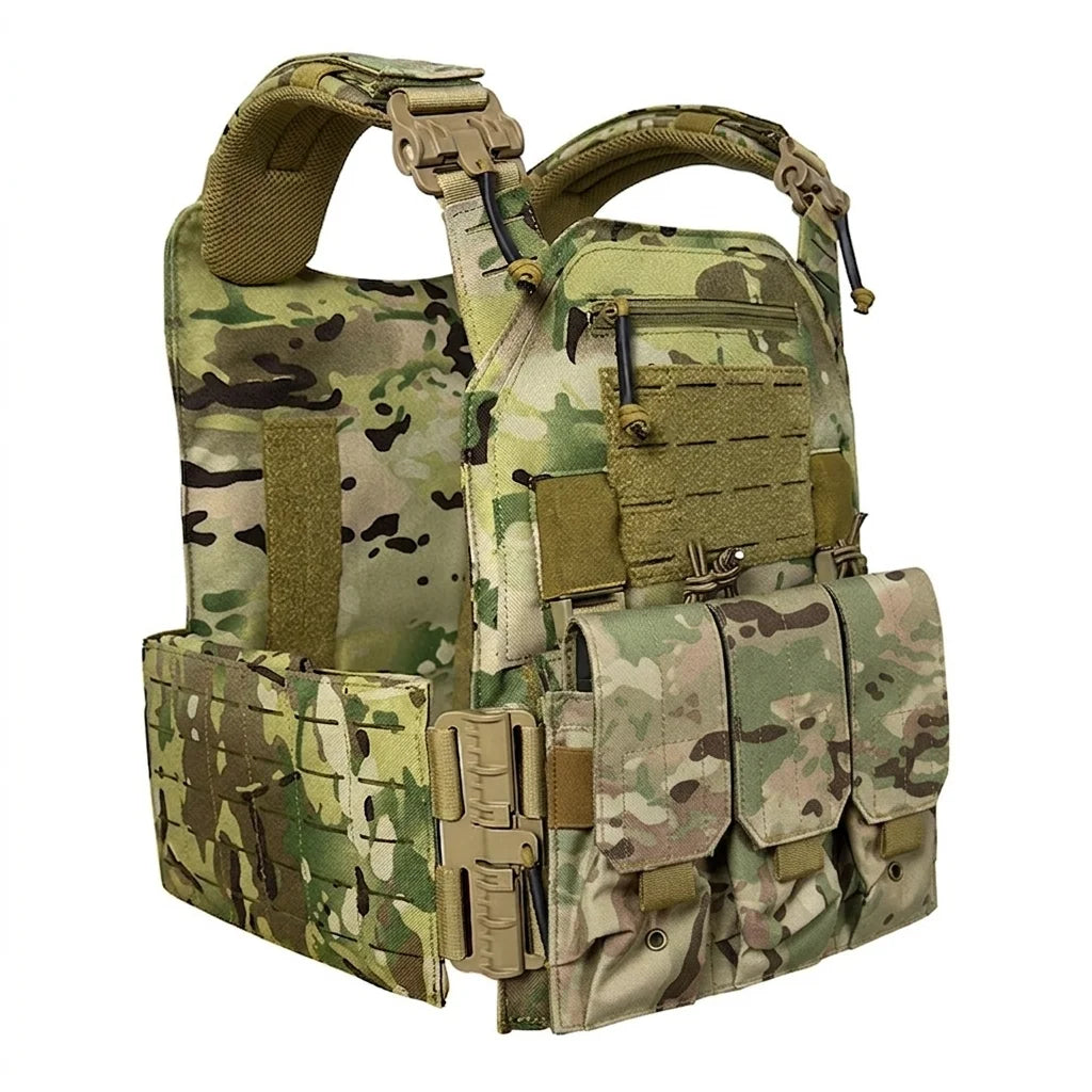 Nylon Tactical Plate Carrier Vest Molle System for Outdoors