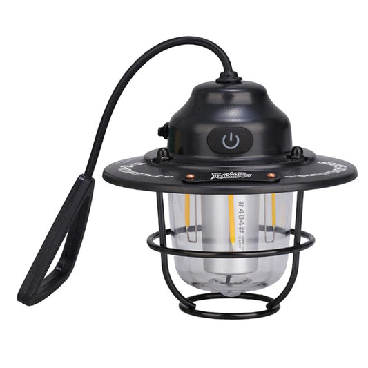 LED Camping Lantern Dimmable Type C Charging Retro Light 4 Modes Multifunction